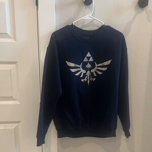 GUC Men’s Black & White the Legend of Zelda Graphic Men's Sweater Size Medium M